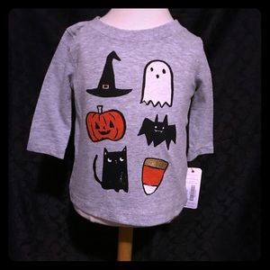 Halloween t-shirt Gymboree long sleeve gray